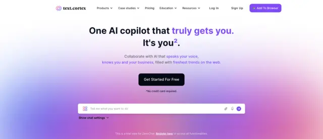 best AI writing tools for article textcortex